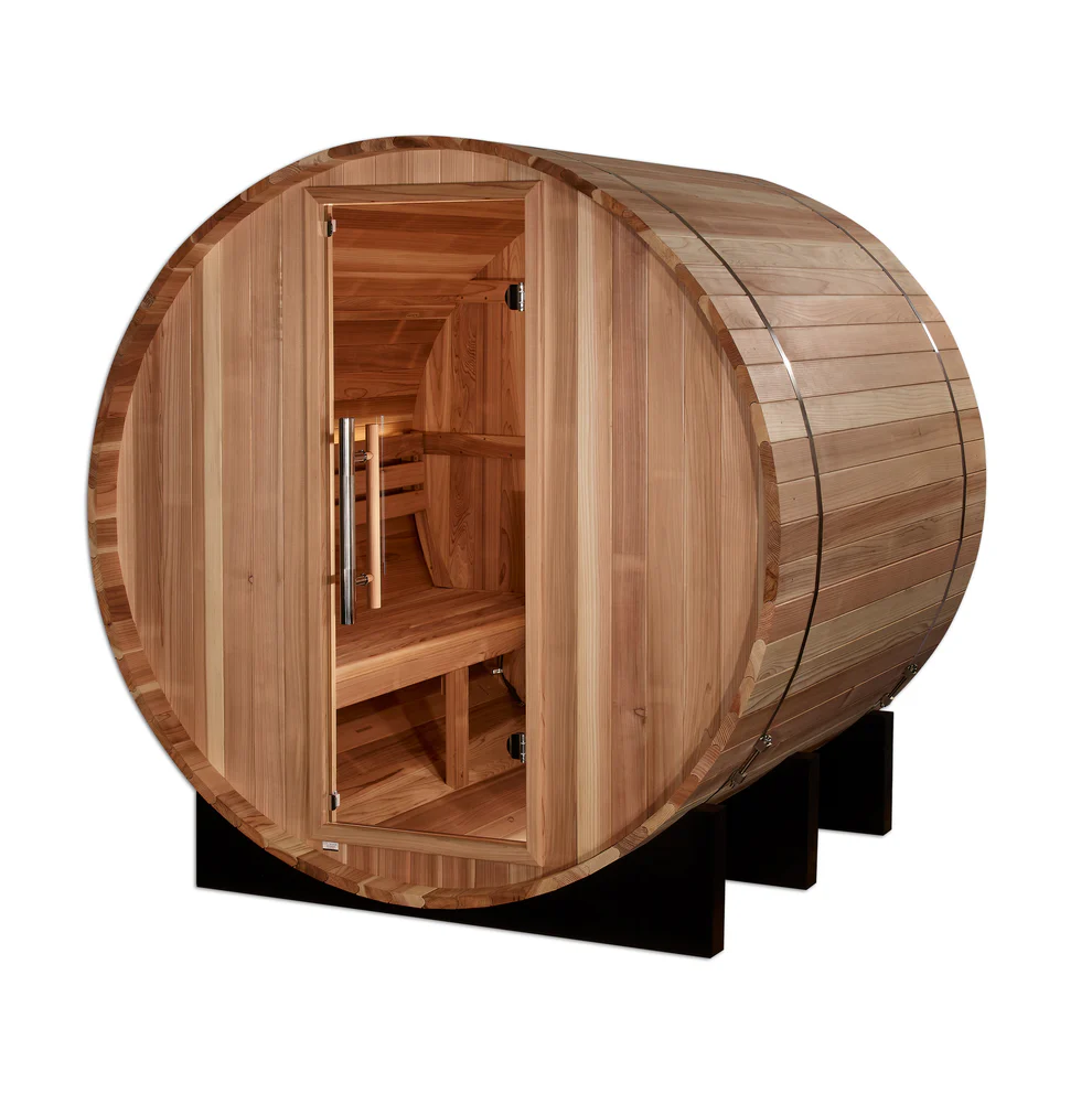 Zurich Traditional Barrel Steam Sauna Outdoor 4-Person Model   