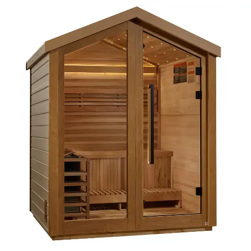 [GDI-8503-01] Savonlinna Traditional Steam Sauna (3-Person Barn Outdoor Model)     